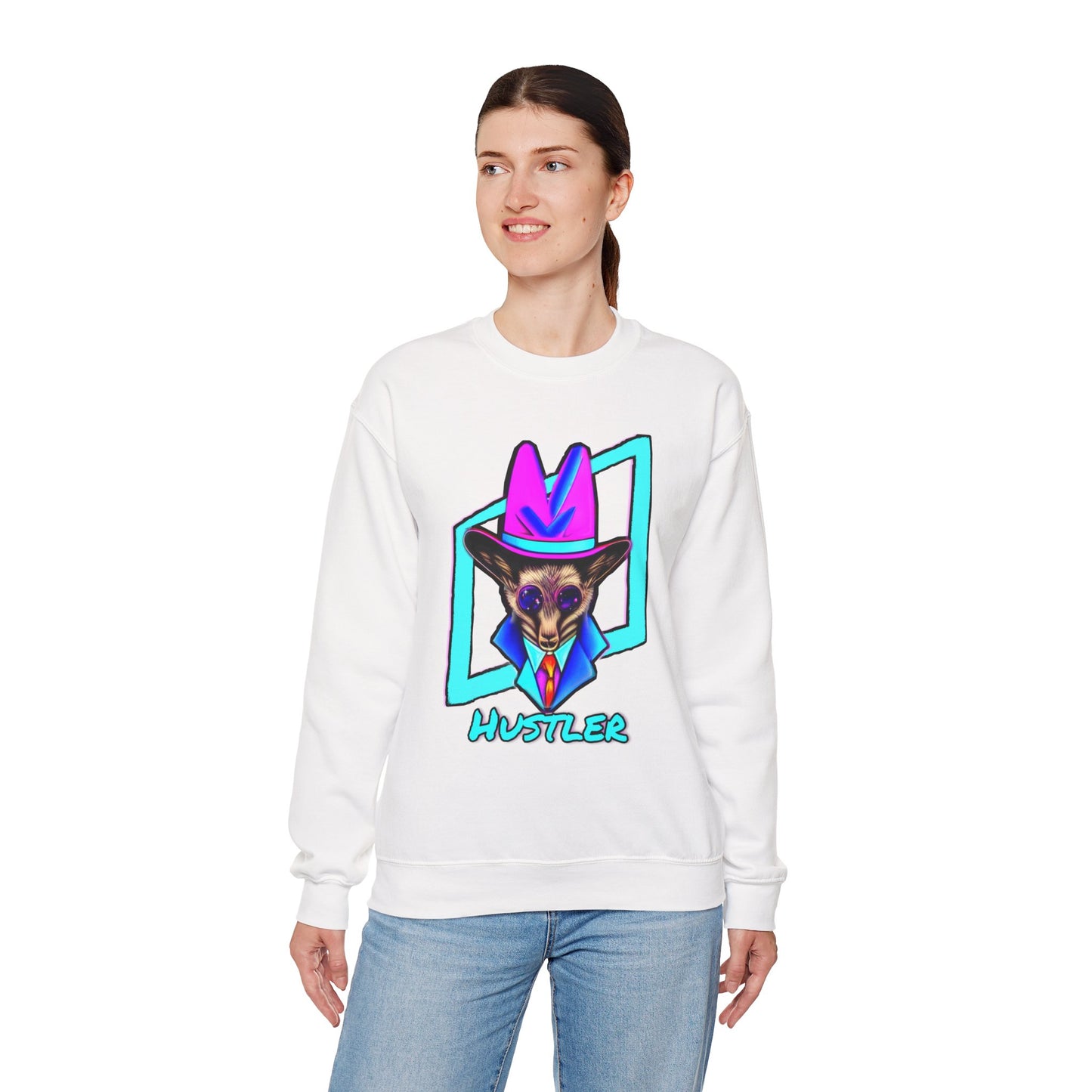 Hustler Bat Crewneck Sweatshirt