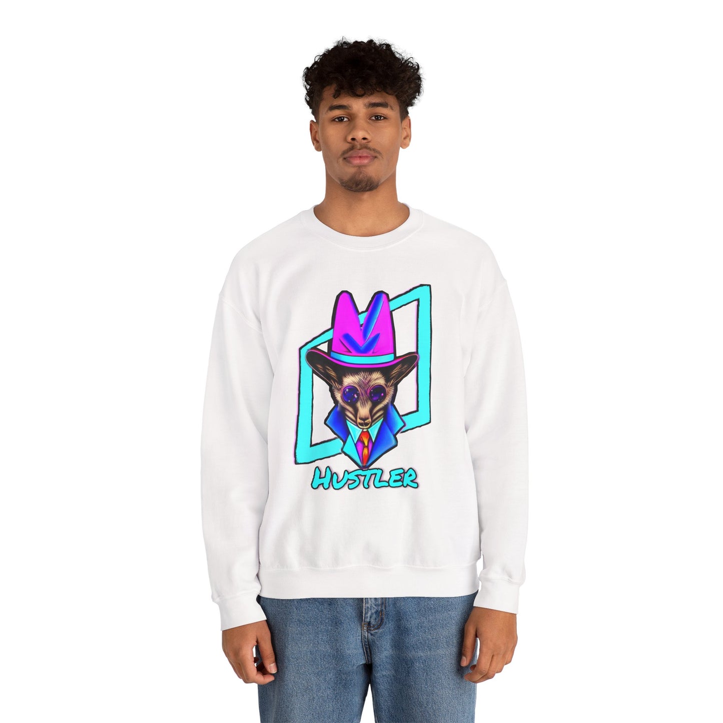 Hustler Bat Crewneck Sweatshirt